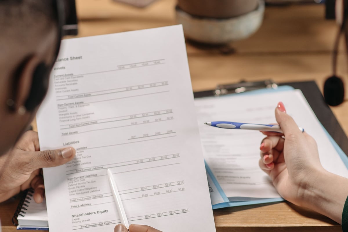 Commercial and shipment documents prepared for review